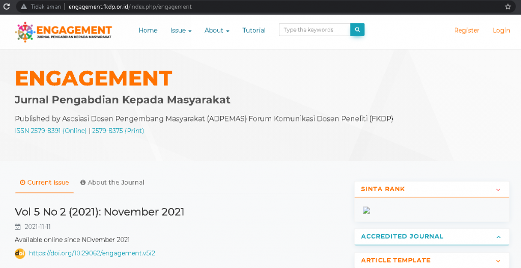 Daftar Jurnal Nasional Pengabdian Masyarakat 