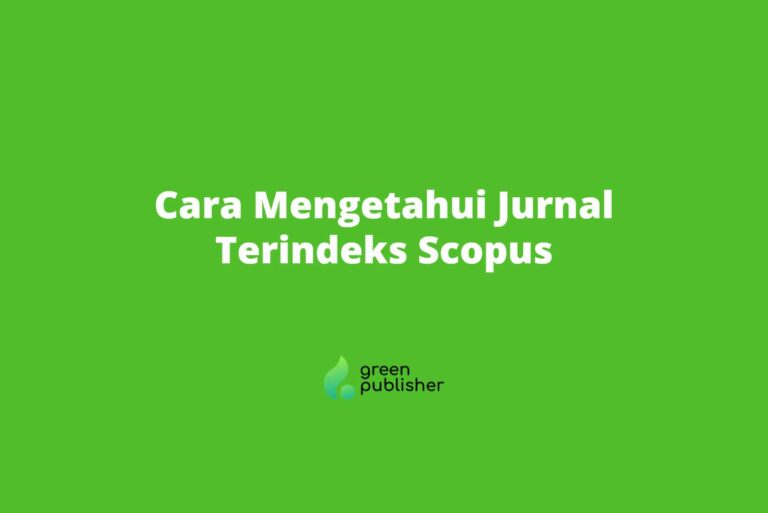 Cara Mengetahui Jurnal Terindeks Scopus