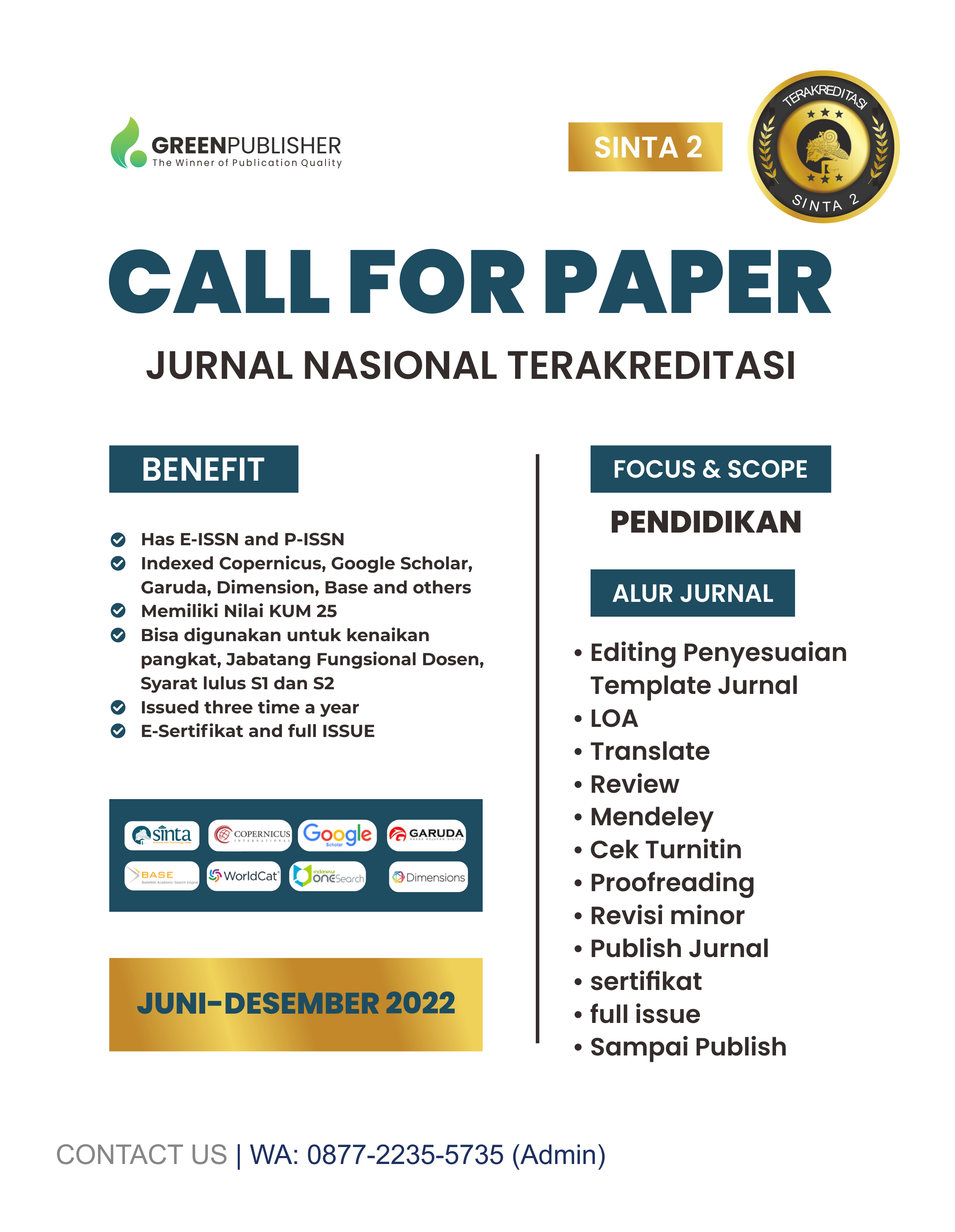 call for paper jurnal sinta 2
