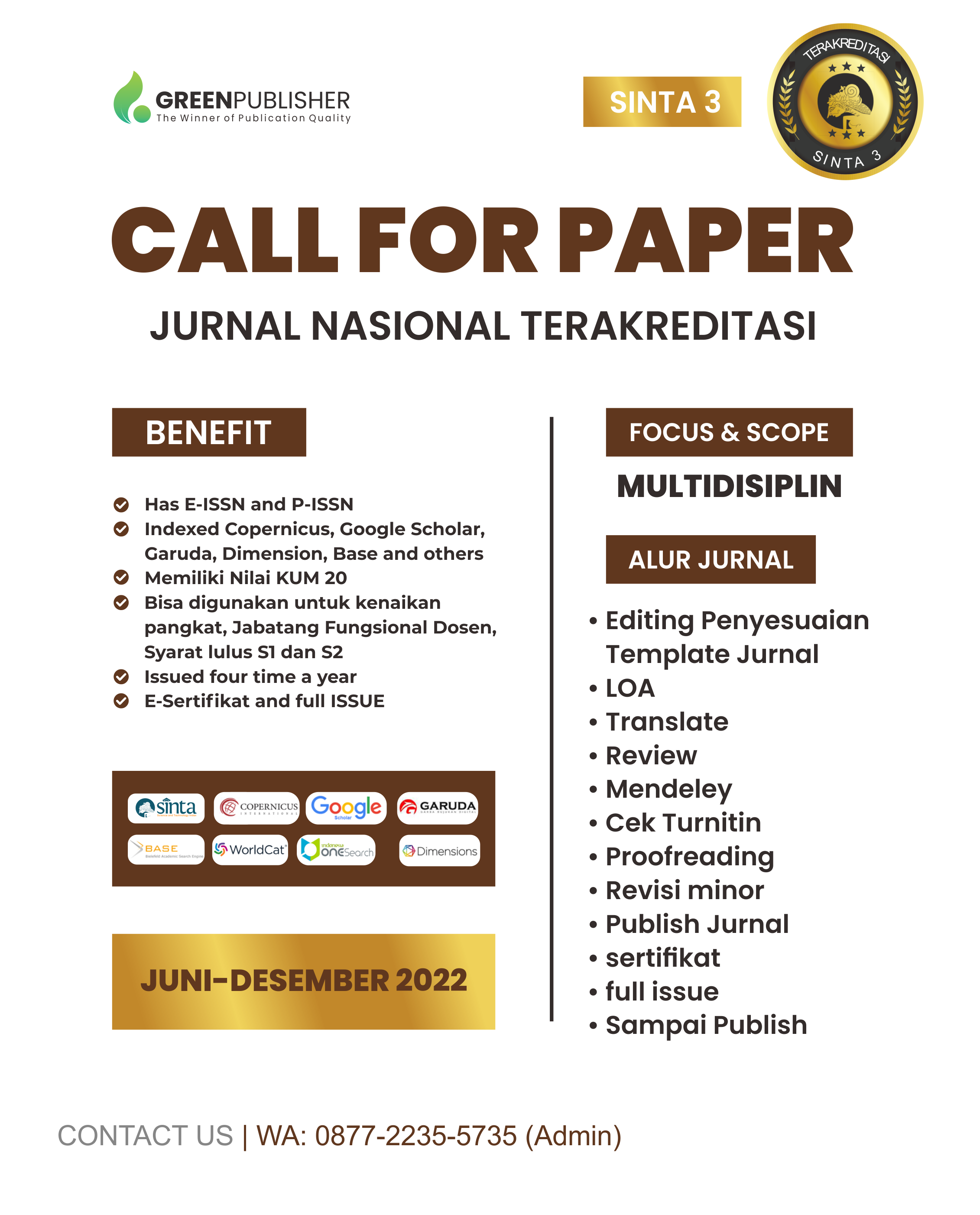 call for paper jurnal sinta 3