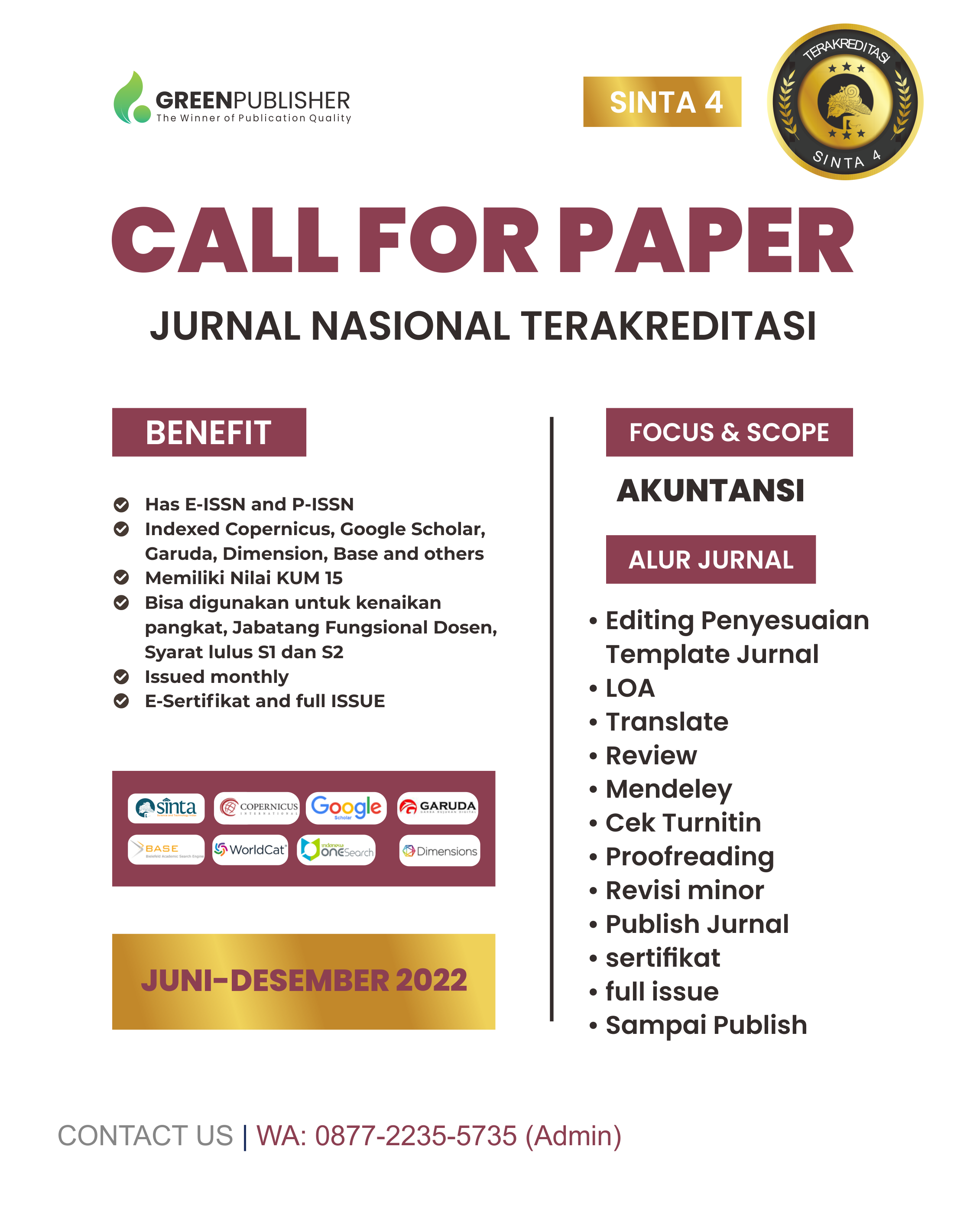 call for paper jurnal sinta 4