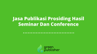 Jasa Publikasi Prosiding Hasil Seminar Dan Conference
