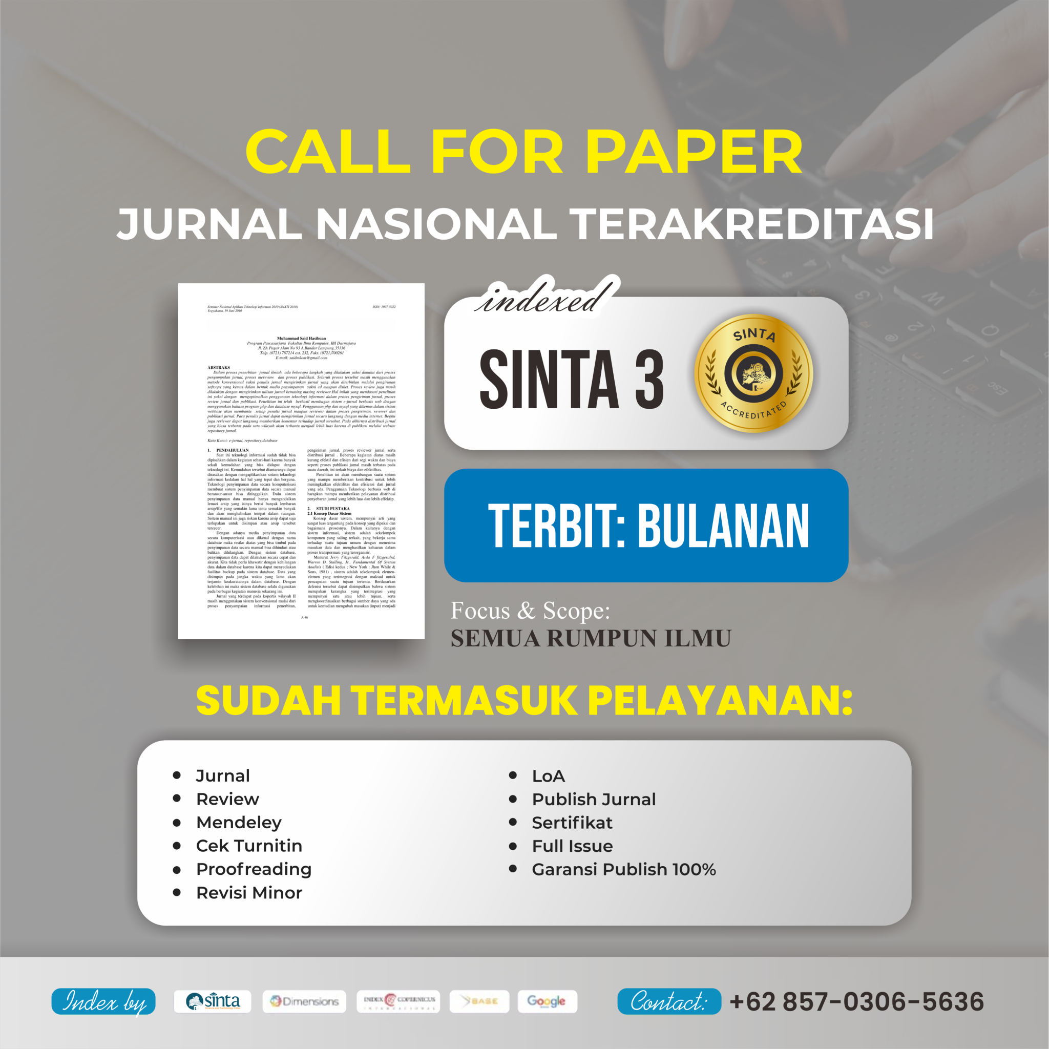 Dosen Wajib Tahu! Berikut Cara Melihat Peringkat Jurnal Di Sinta!