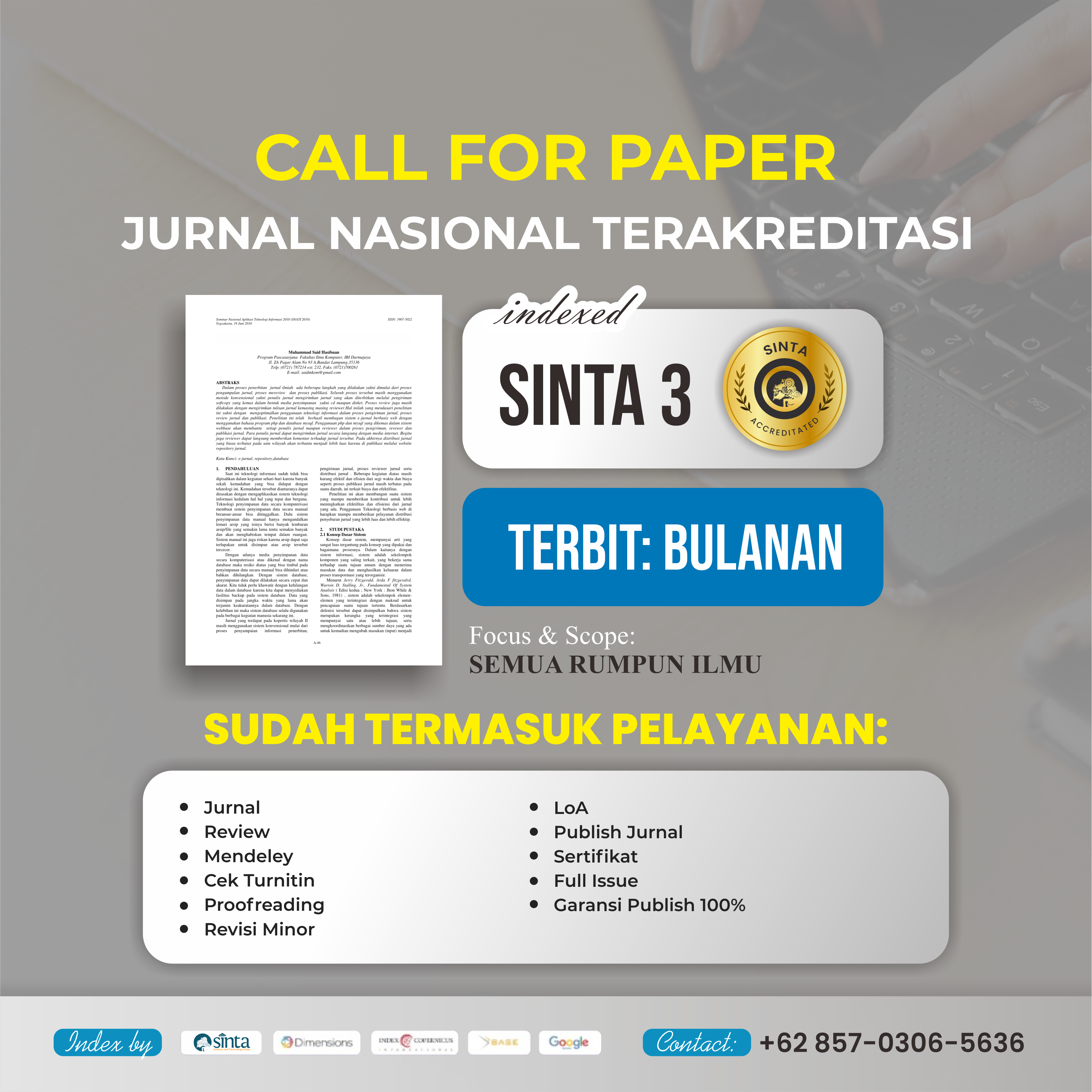 Publikasi Jurnal Sinta 3