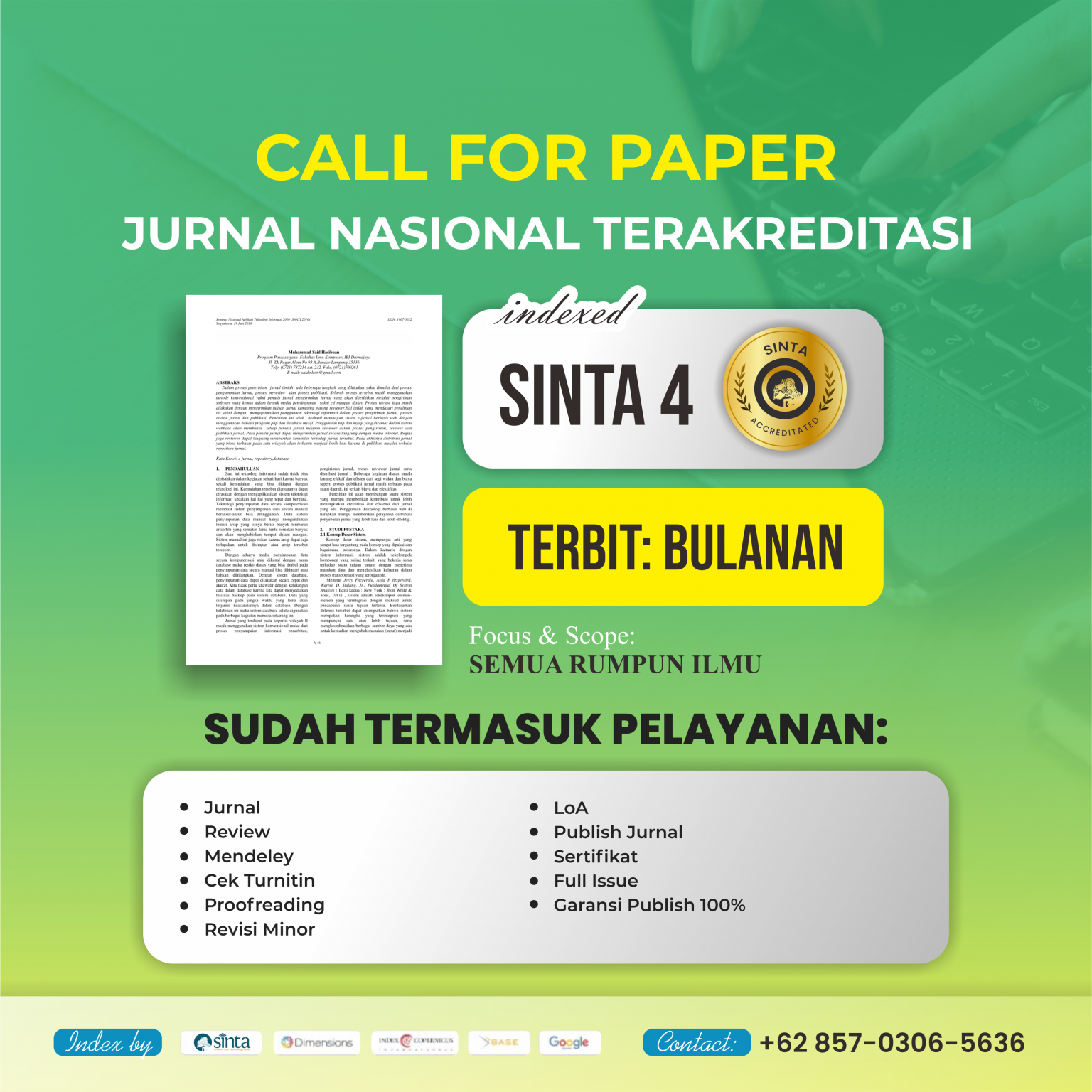 Dosen Wajib Tahu! Berikut Cara Melihat Peringkat Jurnal Di Sinta!