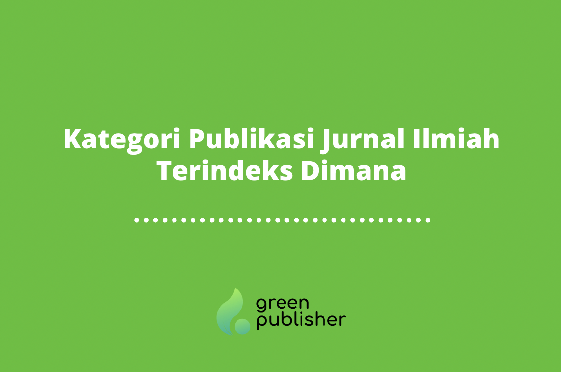 Kategori Publikasi Jurnal Ilmiah Terindeks Dimana